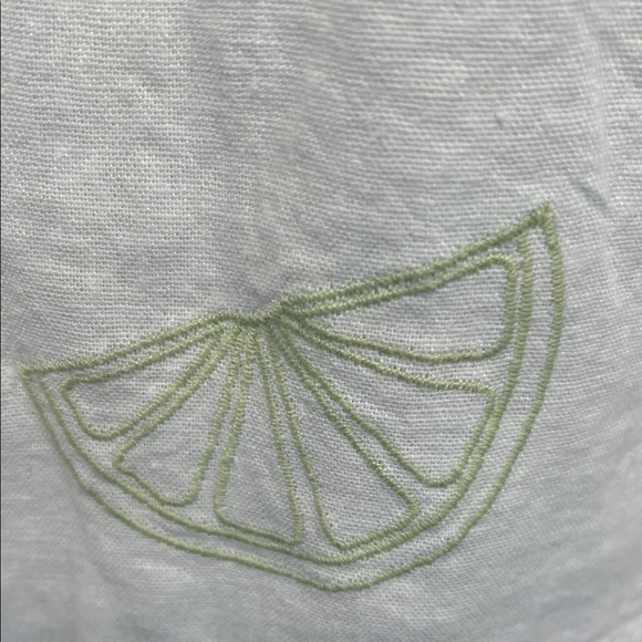 C&C California | White Embroidered Sundress w/Fruit - Picture 7 of 14